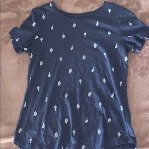 XS Blue Old Navy Cactus T-Shirt